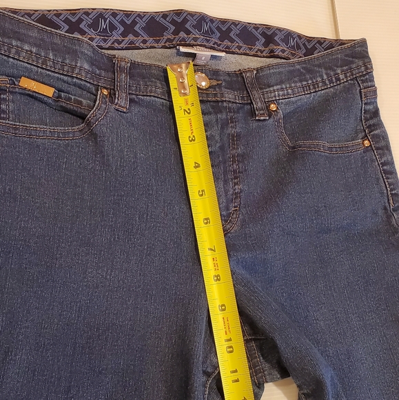 JM Collection Comfort Stretch Waist Straight leg Jeans size 8 - Picture 8 of 16